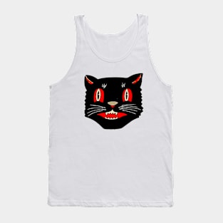 Vintage Halloween Cat 03 Tank Top